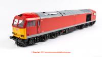 6004 Heljan Class 60 Diesel Locomotive in DB Traffic Red livery